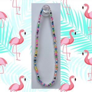 Multicolored seed beads